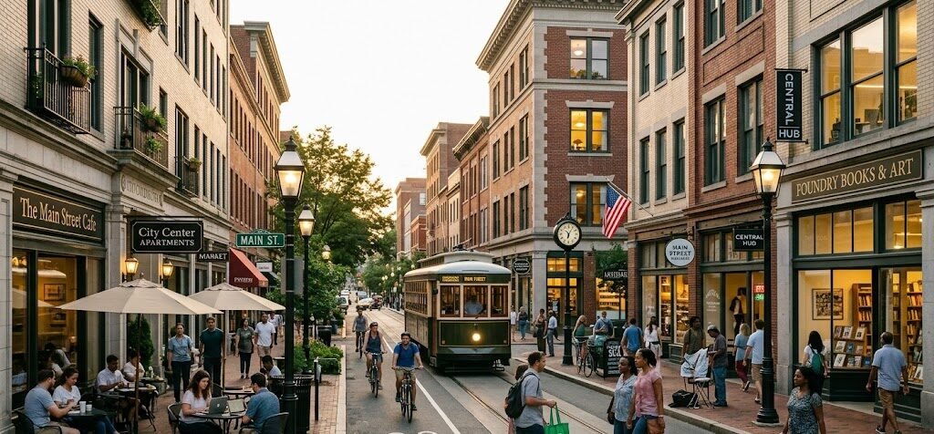 Historic Main Streets Reimagined as Mixed-Use Neighborhoods